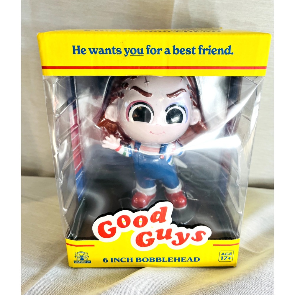 CHUCKY Good Guys Bobblehead Figure  Childs Play Culturefly NEW
